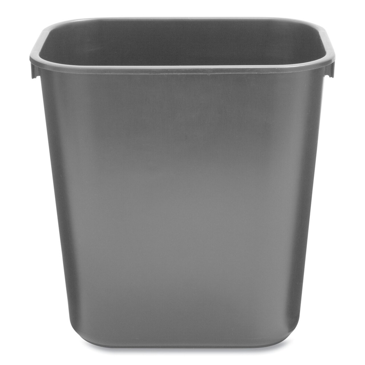 Rubbermaid Commercial 3.5-Gallon Rectangular Deskside Wastebasket - Black